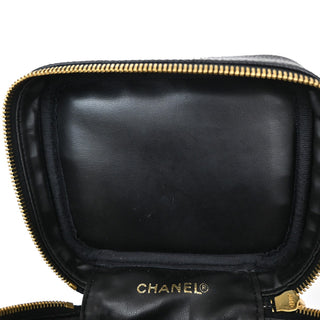 Chanel Vintage Timeless Vanity Case Caviar
