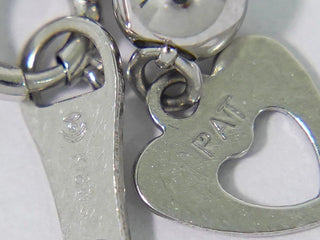 Louis Vuitton Heart  Diamond Necklace 18K White Gold  with Diamond