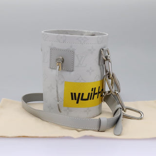 Louis Vuitton Chalk Nano Bag Limited Edition Logo Story Monogram Canvas