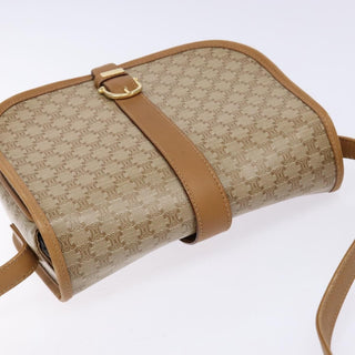 Celine Vintage Triomphe Shoulder Bag Canvas