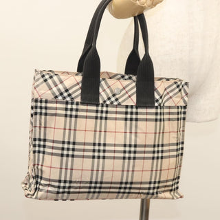 Burberry Nova Check Tote Nylon