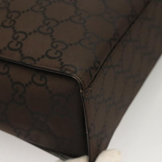 Gucci Vintage Bamboo Handle Tote GG Nylon