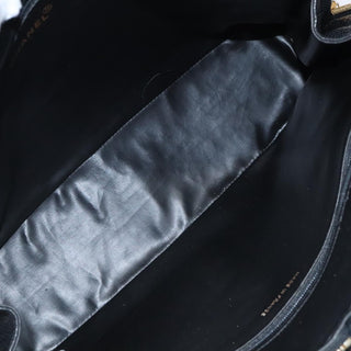 Chanel Coco Mark Black cakfskin