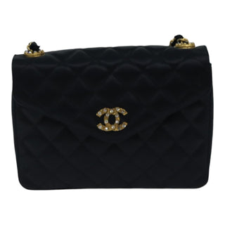 Chanel Envelope Compartment Flap Bag Silk