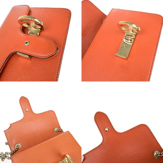 Gucci Interlocking Shoulder Bag Leather