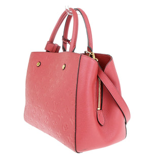 Louis Vuitton Montaigne Handbag Monogram Empreinte Leather