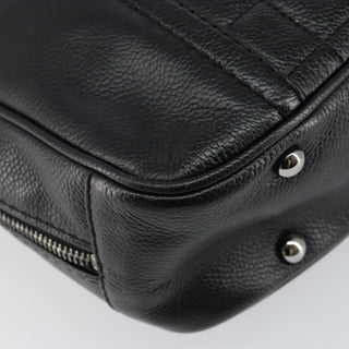 Chanel Vintage Button Tote Quilted Caviar