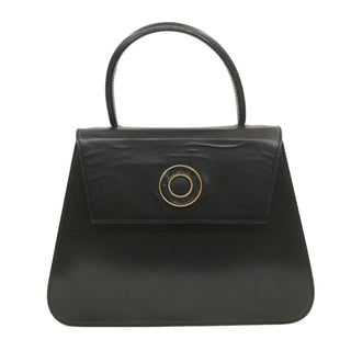 Celine Circle Logo Handbag Leather