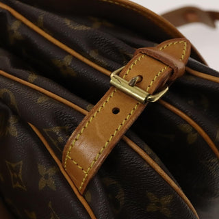 Louis Vuitton Saumur Handbag Monogram Canvas