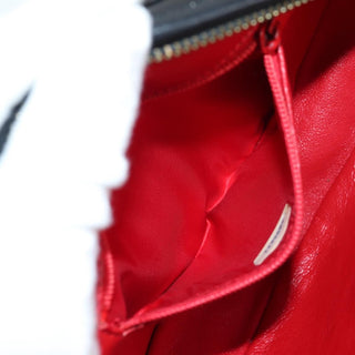 Chanel Vintage Diamond CC Tassel Clutch Quilted Satin