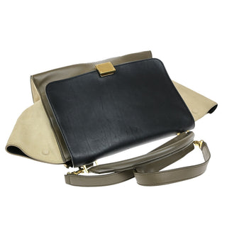 Celine Tricolor Trapeze Bag Leather