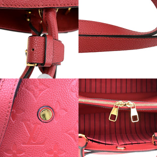 Louis Vuitton Montaigne Handbag Monogram Empreinte Leather