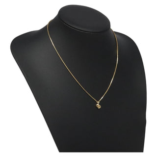 Christian Dior CD Pendant Necklace Gold-plated