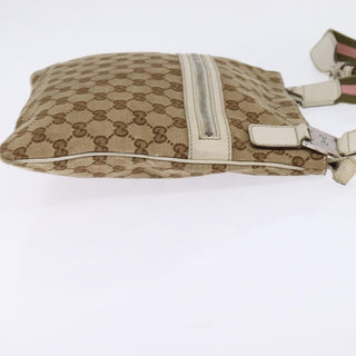 Gucci Flat Messenger Bag GG Canvas