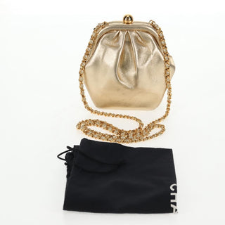 Chanel Vintage Timeless Kisslock Coin Purse Leather
