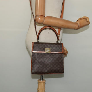 Celine Triomphe vintage handbag Macadam canvas