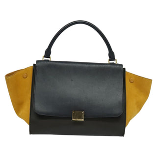 Celine Trapeze Bag Leather with Suede