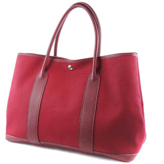 Hermes Garden Party Tote Toile and Leather