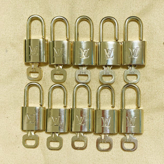 Louis Vuitton Cadenas Bag Charm Gold-plated