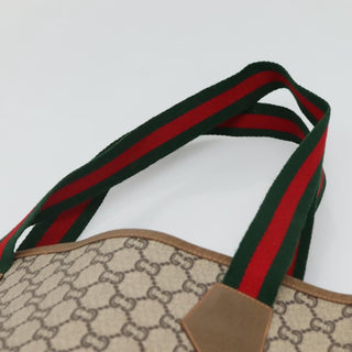 Gucci Vintage Web Strap Tote GG Coated Canvas