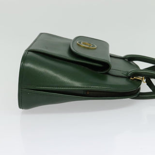 Celine Circle Logo Handbag Leather