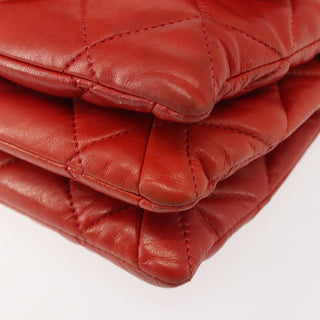 Chanel CC Triple Chain Full Flap Bag Quilted Lambskin