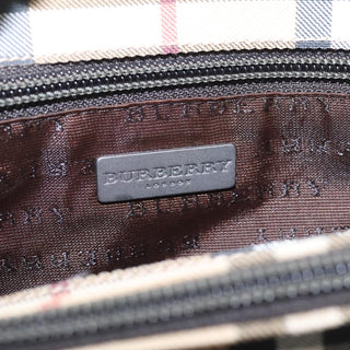 Burberry Top Handle Tote Haymarket Coated Canvas