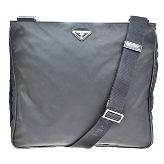 Prada Zip Top Messenger Bag Tessuto