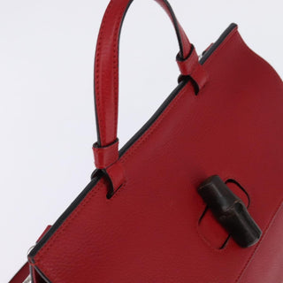 Gucci Bamboo Daily Top Handle Bag Leather