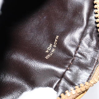 Celine Vintage Macadam Shoulder Bag Canvas