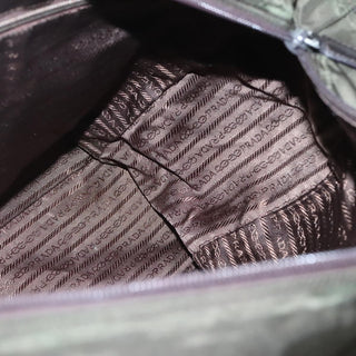 Prada Vintage Zip Tote Tessuto