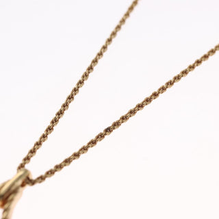 Christian Dior CD Pendant Necklace Metal
