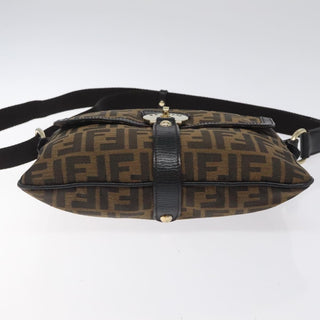 Fendi Chef Zip Crossbody Bag Zucca Canvas