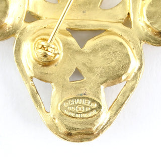 Chanel Vintage CC Brooch Metal