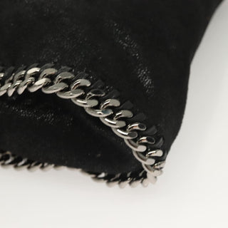 Stella McCartney Falabella Fold Over Crossbody Bag Studded Shaggy Deer