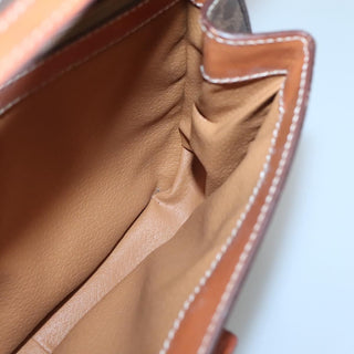 Celine Vintage Convertible Top Handle Bag Macadam Coated Canvas