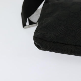 Gucci Vintage Double Belt Bag GG Canvas with Leather