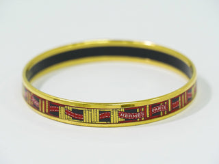Hermes Enamel Bracelet Metal and enamel