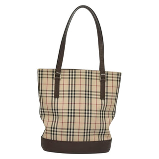 Burberry Nova Check Tote canvas check pattern