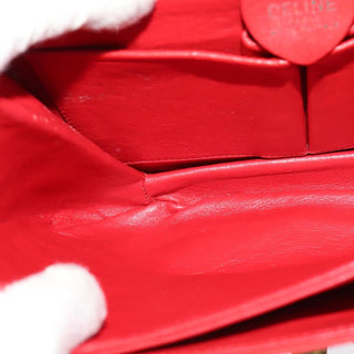 Celine Vintage Triomphe Shoulder Bag Leather