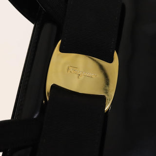 Salvatore Ferragamo Convertible Vara Bow Tote Patent Leather