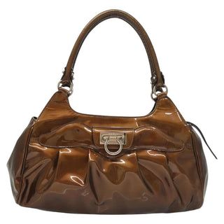 Salvatore Ferragamo Gancini Zip Tote Leather