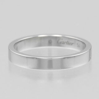 Cartier C de Cartier Wedding Band Ring Platinum