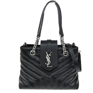 Saint Laurent Loulou Shoulder Bag Matelasse Chevron Leather