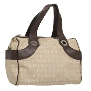Bvlgari B.Zero1 Logomania Bag Canvas with Leather