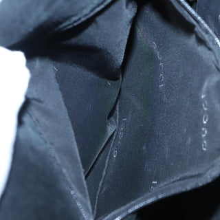 Gucci Vintage Bamboo Handle Tote GG Nylon