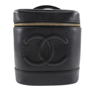 Chanel Vintage Timeless Cosmetic Case Caviar