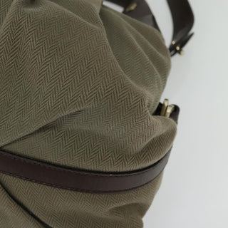 Bvlgari Chandra Hobo Canvas and Leather