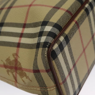 Burberry Top Handle Tote Haymarket Coated Canvas