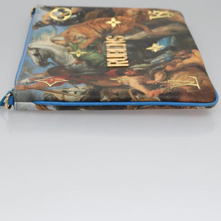 Louis Vuitton Pochette Clutch Limited Edition Jeff Koons Rubens Print Canvas